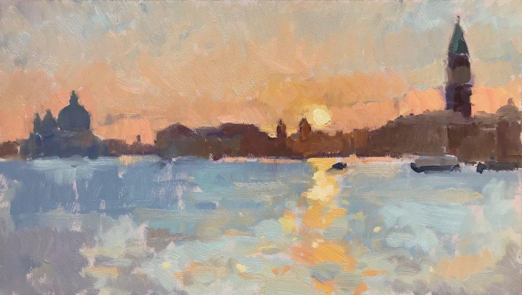 'Sunset, Over Venice Skyline'