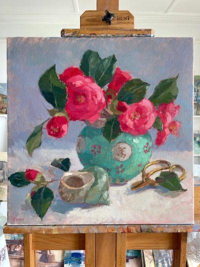 Camellias, Shell & Shears