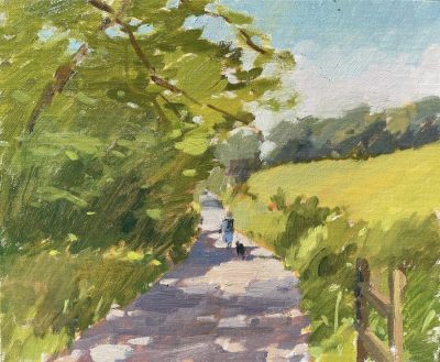Dappled light on a Country Track