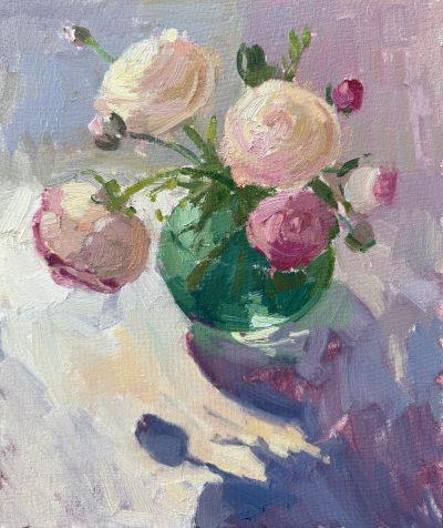 Ranunculus in Morning Sunshine