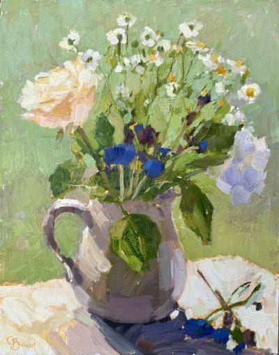 Rose, Cornflowers & Daisies