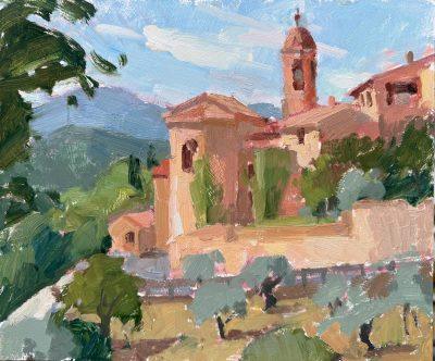 Olive Trees & Red Roofs, Tuscany