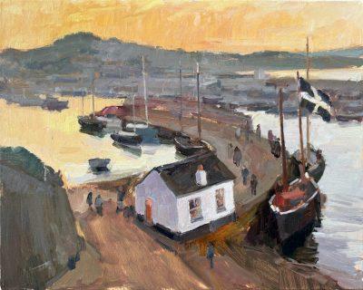 Sunset, Old Newlyn Harbour
